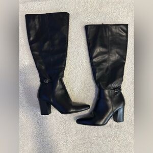 Wide Calf Elegant Knee-High Boots